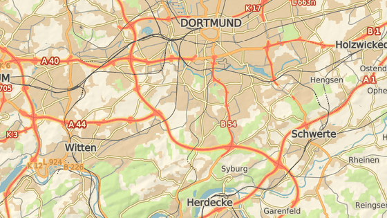 Prvn znaka ukazuje, kde le Westfalenstadion tmu Borussie, druh pak, kde dolo k toku na autobus s fotbalisty