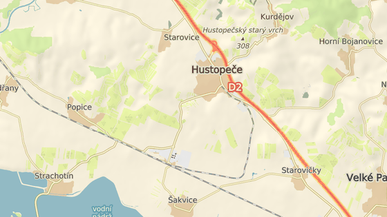 akvice (erven znaka), Hustopee (modr)