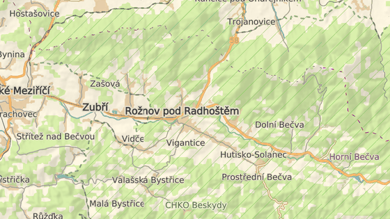 Nehoda se stala v Ronov pod Radhotm.