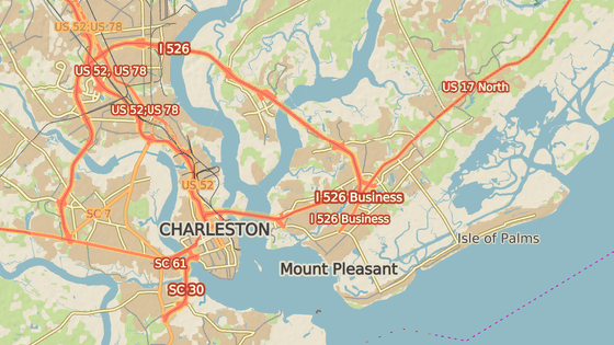Pstav v americkm Charlestonu