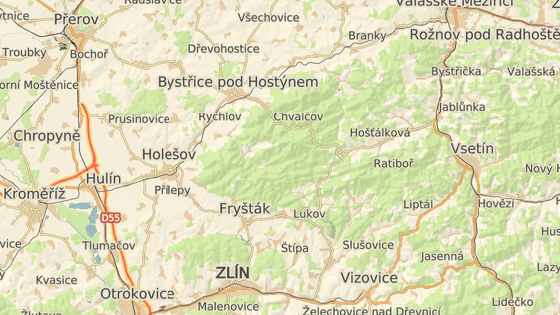 Cisterna havarovala na cest mezi Bystic pod Hostnem a Loukovem.