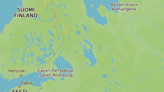 Jezero Sjamozero v Karelii.