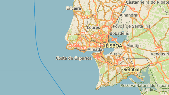 Letoun se ztil ve mst Tires na jihu Portugalska