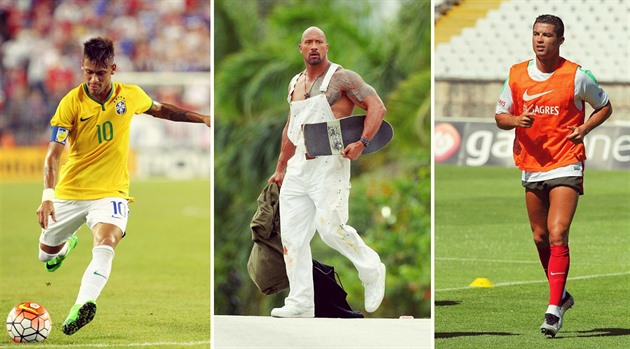 Mezi nejoblíbenjí sportovce na Instagramu patí hlavn fotbalisti.