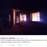 Lkai bez hranic zveejnili na Twittweru okujc fotografie nemocnice v...