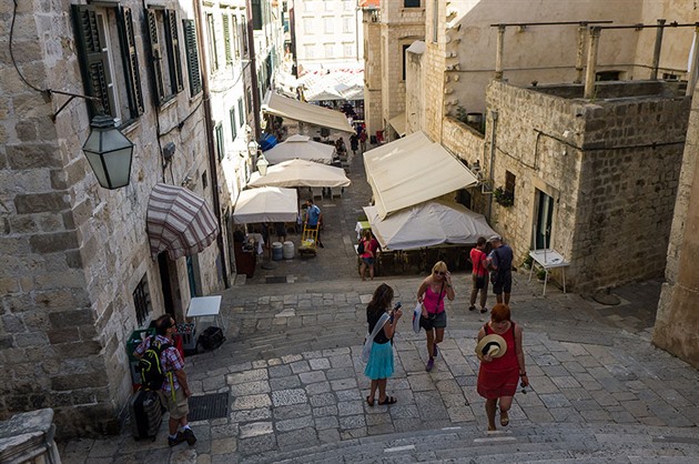 Ve skutenosti barokn schodit v Dubrovnku.