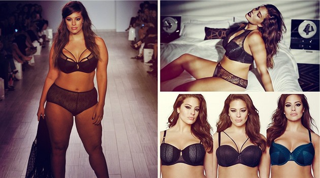 Ashley Graham navrhla kolekci spodního prádla pro plnotíhlé.