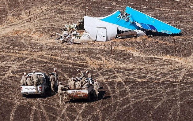 Názory, e za nehodou ruského letadla stojí teroristický útok stále sílí....