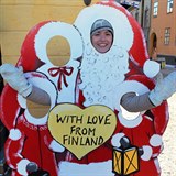 Ve Finsku ila s manelem Sergeyem, kterho si vzala letos v ervenci.