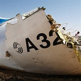 Havarovan Airbus A321 se ped pdem ve vzduchu rozlomil.