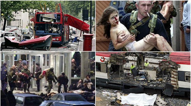 tyi nejvtí teroristické útoky v Evrop.