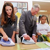 ehlc schopnosti prince Charlese provila Kate a dti v Dulwich Picture...