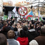 Demonstrace Bloku proti islmu.