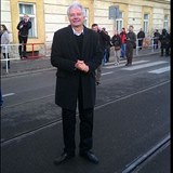 Miroslav Sldek byl vyfotografovn na oslavch 17. listopadu.