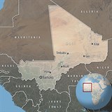 Luxusn hotel Radisson v Mali obsadili dihdist, dr destky rukojmch