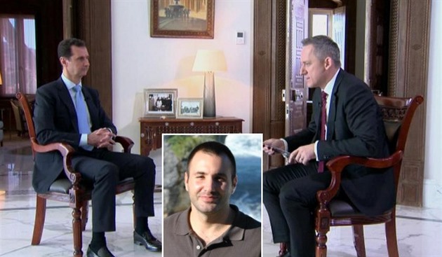 Rozhovor eské televize se syrským prezidentem Baárem Asadem se stal terem...