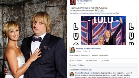 Slavné osobnosti na sociální síti komentují Pavláskv postup do finále.