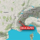 K tragdii dolo v lyaskm stedisku Deux Alpes