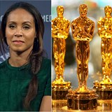 Jada Pinkett Smith se vymezuje vi blm Oscarm. Vpravo Halle Berry coby...