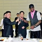 Velk ptel Kim ong Una, basketbalista Dennis Rodman se zajist t na dal...