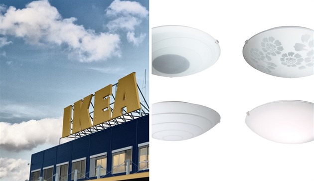 IKEA stahuje z prodeje lampy HYBY, LOCK a RINNA.
