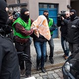 Ztah proti islamistm v berlnsk tvrti Kreuzberg.