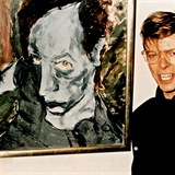 Bowie s jednm ze svch obraz.