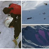 Pt skialpinist zahynulo v lavin.
