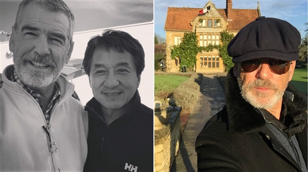 Pierce Brosnan práv natáí v Oxfordu s Jackie Chanem nový film. Dostal...