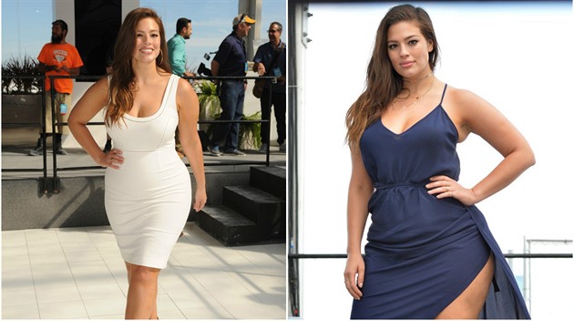 Ashley Graham se tento týden ukázala nkolikrát v Miami bez retue a vypadala...