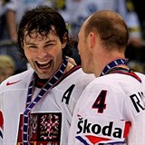 Jaromr Jgr vyhrl vechny ti hlavn hokejov trofeje: Stanley Cup, olympidu...