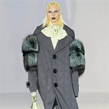 Lady Gaga jako modelka na NY Fashion Weeku.