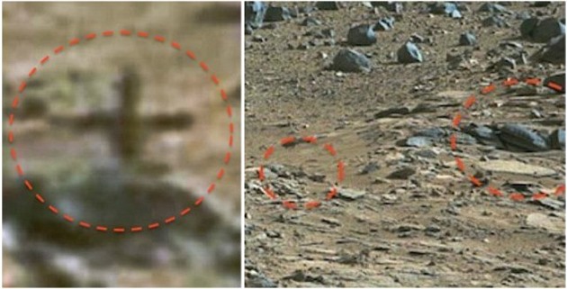 Konspirátoi objevili nco zajímavého na fotografii NASA z Marsu.