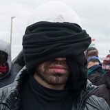 Migranti tak uinili na protest proti hromadnmu vysthovvn uprchlk z...