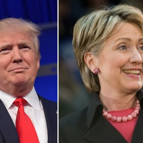 Donald Trump a Hillary Clintonov bhem volebnho superter potvrdili svou...