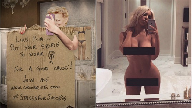 Kauza ohledn nahého selfie Kim Kardashian pokrauje. Bette ji vyzývá, aby...