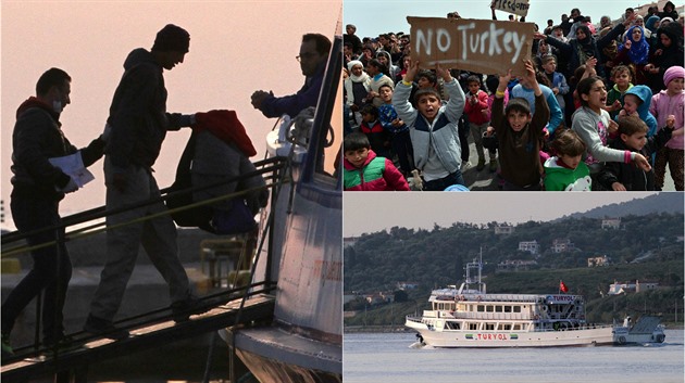 ecko zaalo v pondlí ráno s deportací uprchlík do Turecka.