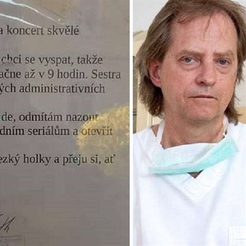 Doktor Zdenk Postler z Chlumce na stecku m rd tvrdou muziku a nechyb mu...