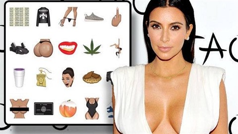 Kim Kardashian KIMOJI má vechno pro tvj sexting!