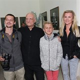 Leona Machlkov s rodinou.