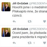 Ji Ovek na svm Twitteru