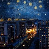 Neujdou ani slavn dla vtvarnho umn - Van Goghova Hvzdn noc nad ruskm...