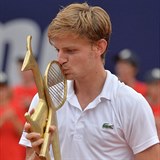 Belgian David Goffin nedvno v m potupil Tome Berdycha 6:0, 6:0.