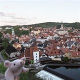 Travel Piggy v eskm Krumlov.