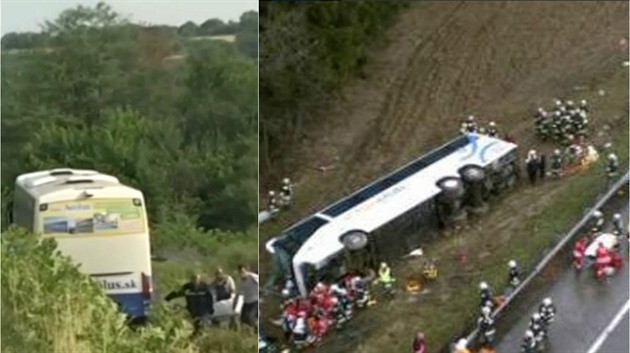 Nehoda autobusu v Srbsku.
