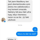 Marta antorov se odhalila nefr jednn Hanky Malkov.