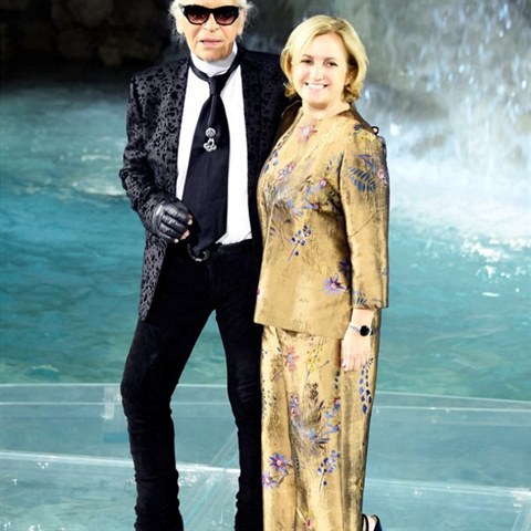 Nvrh Silvia Venturini Fendi a Karl Lagerfeld.