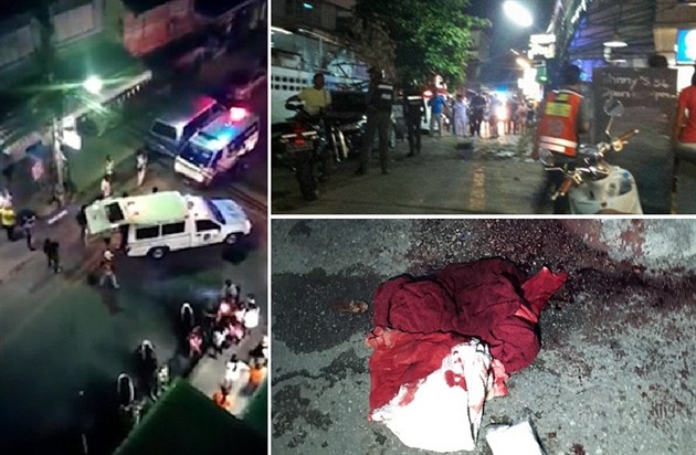 Thajskem otásl teroristický útok. V letovisku Hoa Hin vybouchla asovaná bomba...