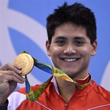 Schooling pemohl v Phelpse v motlkovi na 100 metr a zskal zlato.