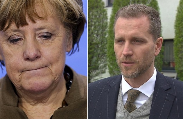 Volební poráku Angely Merkelové komentoval pedseda bavorské AfD Petr Bystro....